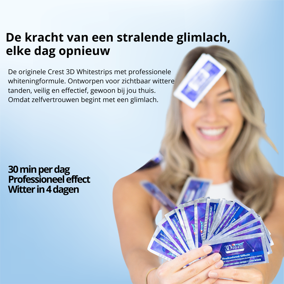 Crest 3D Whitening Strips Professional Effect Luxe