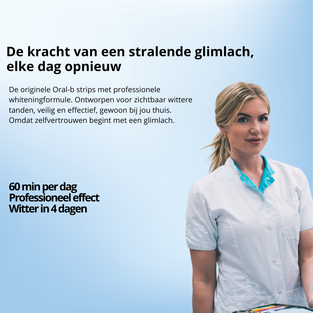 Oral-B 3D Whitening Strips Luxe Advanced Seal