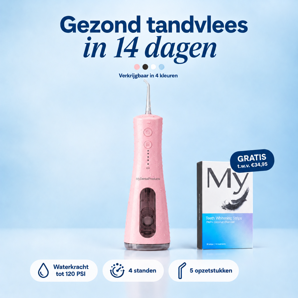 My Waterflosser roze - Gezond tandvlees in 14 dagen