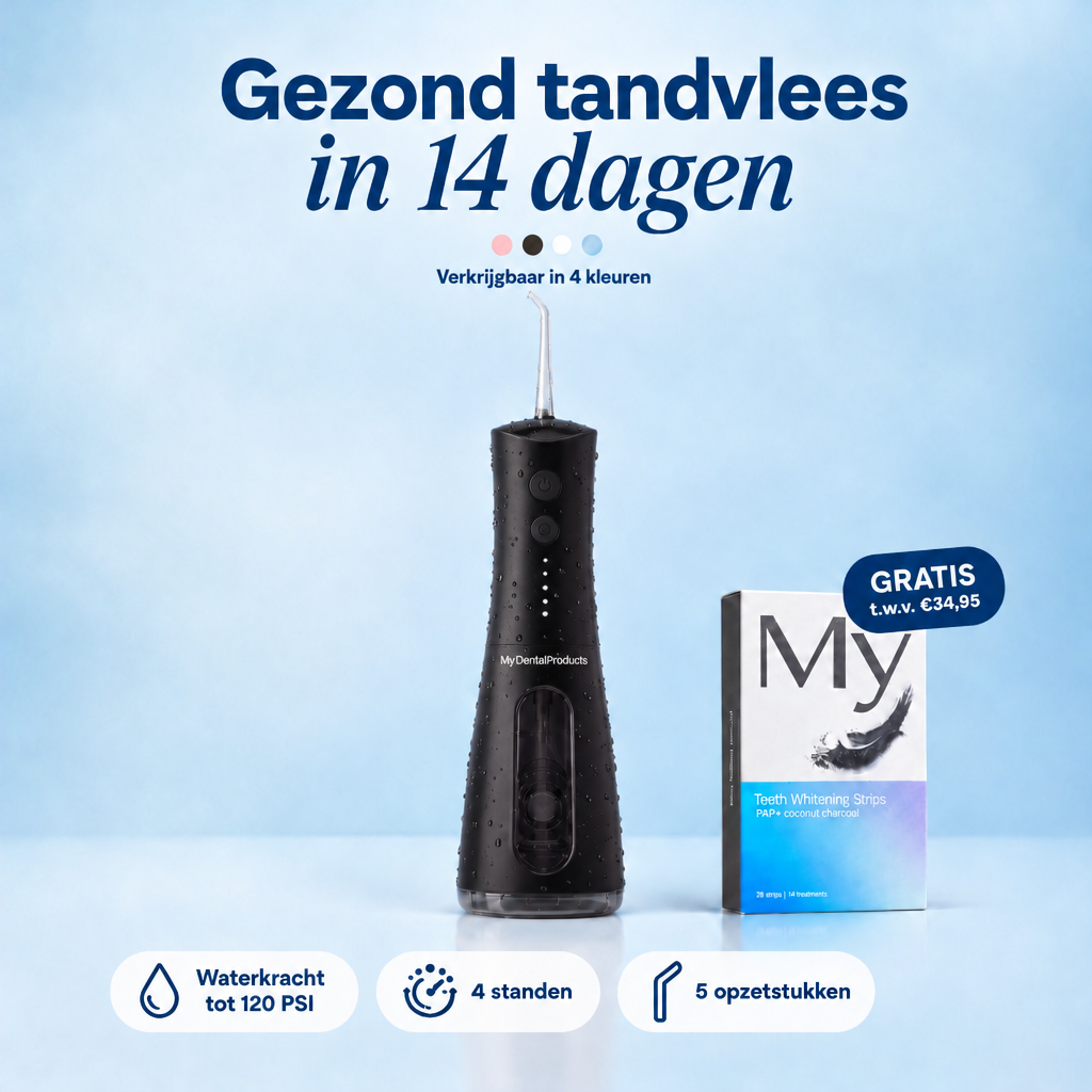 My Waterflosser zwart - Gezond tandvlees in 14 dagen