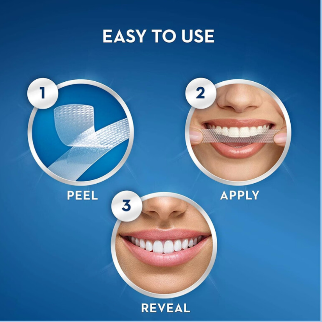 Oral-B 3D Whitening Strips Luxe Advanced Seal
