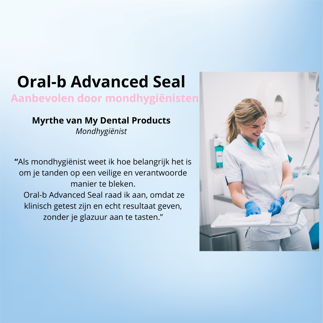 Oral-B 3D Whitening Strips Luxe Advanced Seal