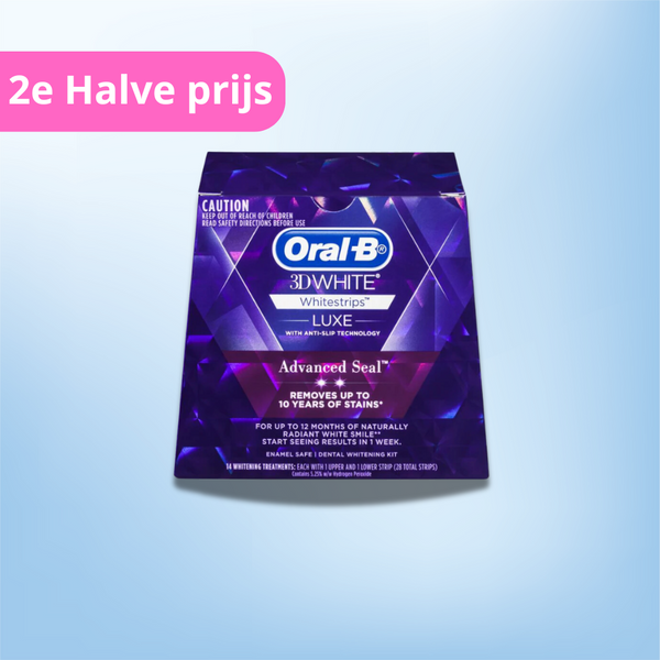 Oral-B 3D Whitening Strips Luxe Advanced Seal