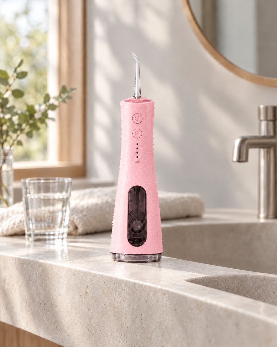 My Waterflosser op de wastafel
