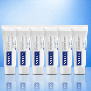 6x Vitis Whitening Tandpasta- 75ml