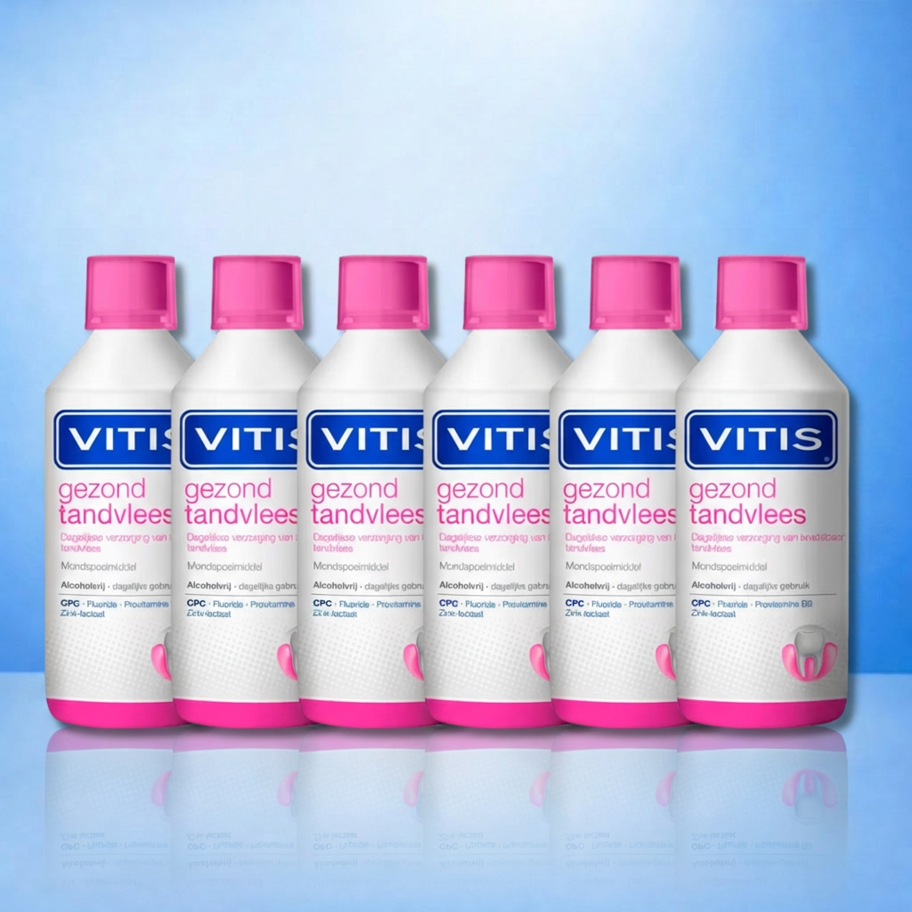 6x Vitis Gezond Tandvlees Mondspoelmiddel (500 ml)