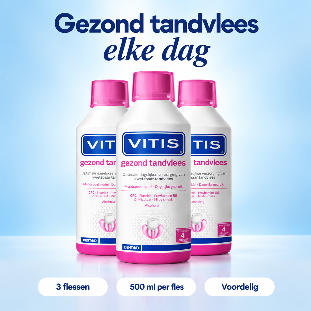 Vitis Gezond Tandvlees Mondspoelmiddel (500 ml)