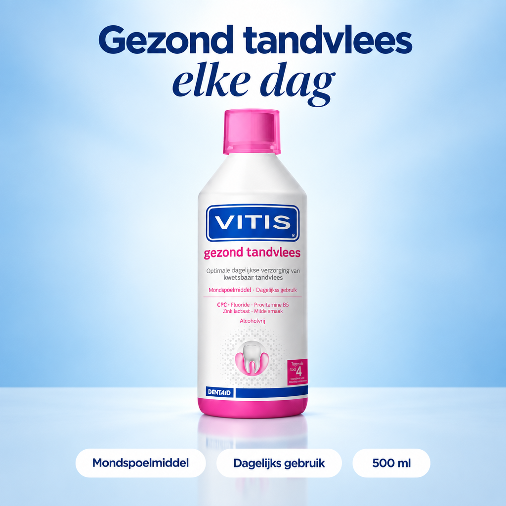 Vitis Gezond Tandvlees Mondspoelmiddel (500 ml)