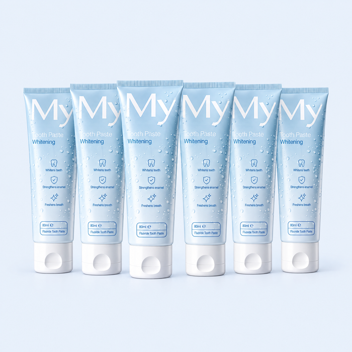 6x My Whitening Tandpasta Fresh Mint - 80ml